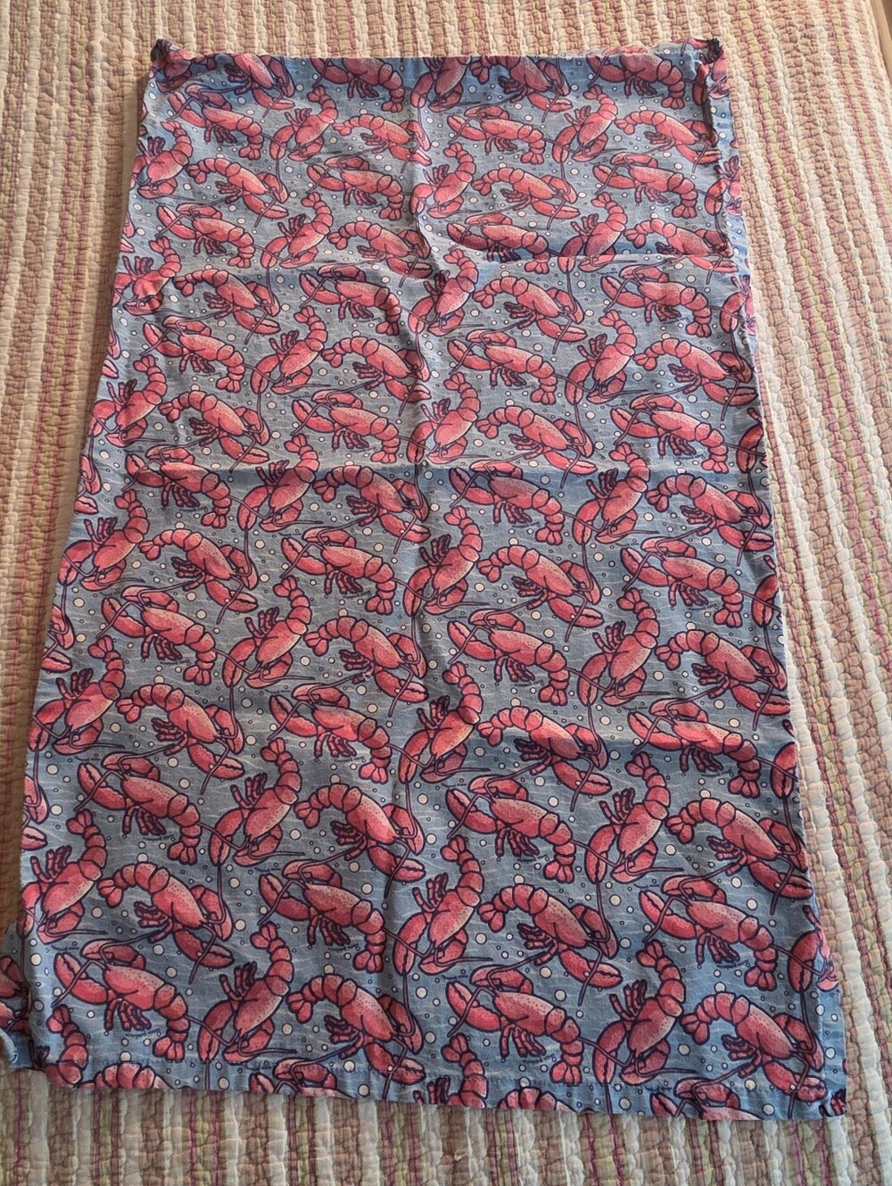 Vineyard Vines Lobster Print Dish Towel